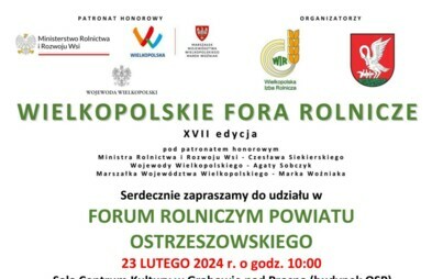 Zdjęcie do Forum Rolnicze Powiatu Ostrzeszowskiego
