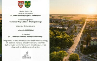 Zdjęcie do Dofinansowanie na zadanie pod nazwą: &bdquo;Zwierzęta kochamy dlatego o nie dbamy"