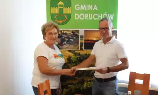 Zdjęcie do Sołectwo Doruch&oacute;w I z dofinansowaniem na nowe zagospodarowanie przestrzeni publicznej