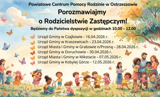 Zdjęcie do PCPR w Ostrzeszowie: porozmawiajmy o rodzicielstwie zastępczym