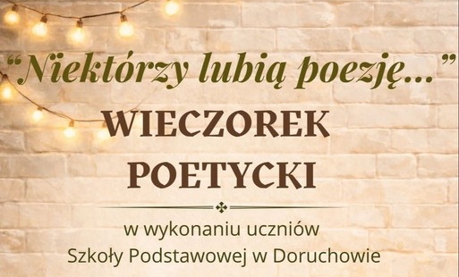 Zdjęcie do Zaproszenie na Wieczorek Poetycki 